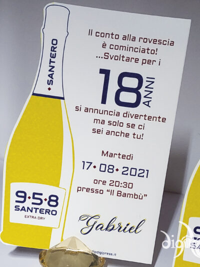 Invito Sagomato Santero