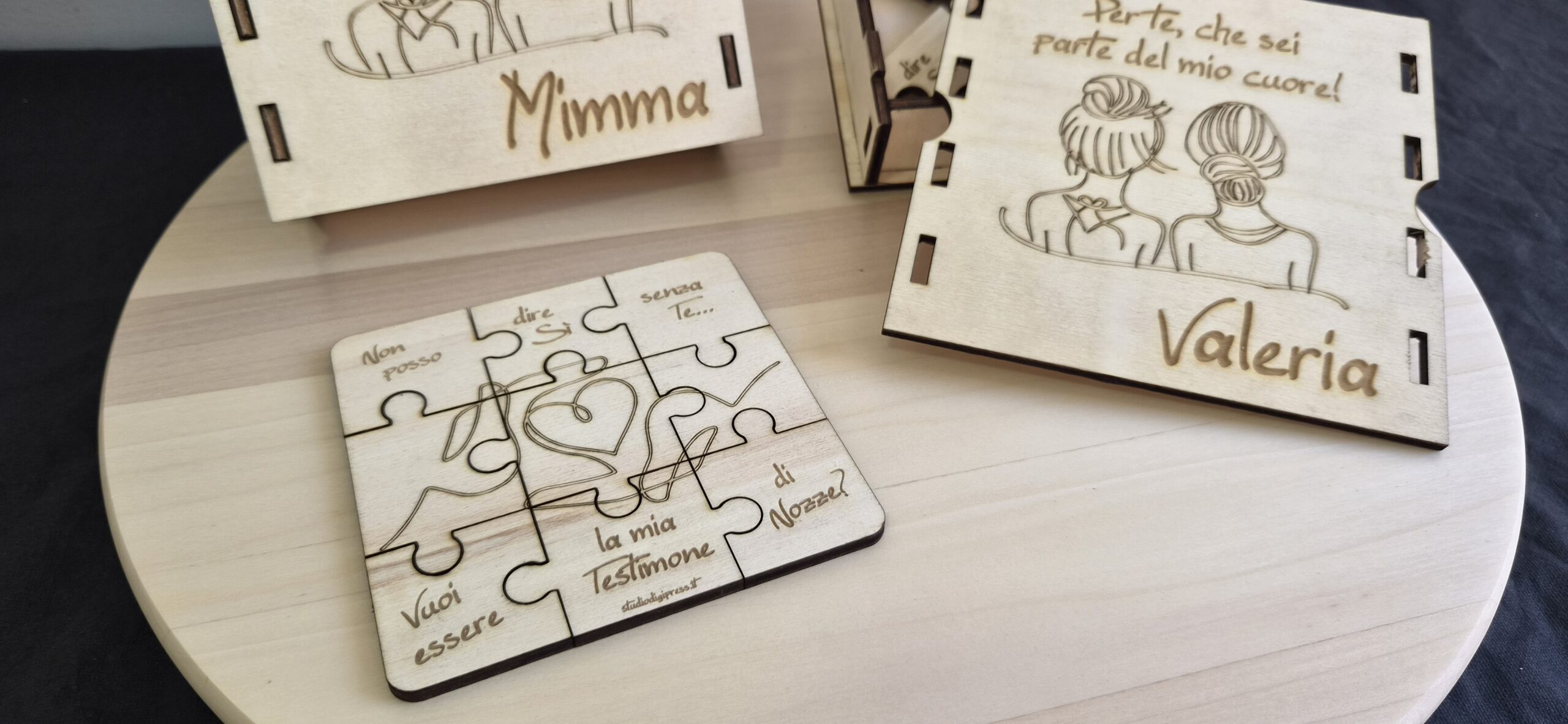 Box testimone con puzzle - immagine 3